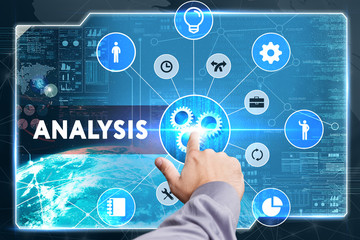 Business, Technology, Internet and network concept. Young busine