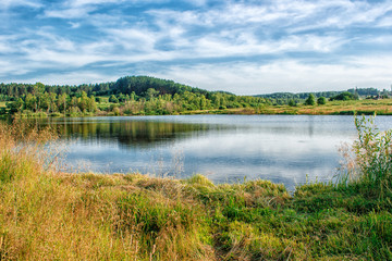 Obraz premium bank of the river