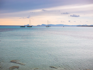 Evening in Cala Saona