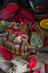 Orange and poppy seed cake