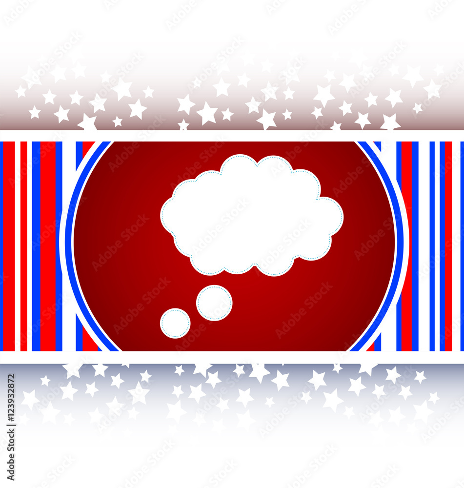 Poster abstract cloud web icon button