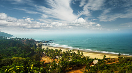 Goa beach India - obrazy, fototapety, plakaty