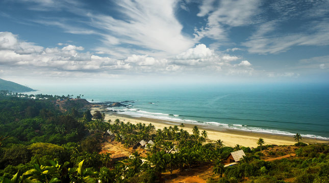 Goa beach India