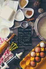  Preparation of gingerbread cookies