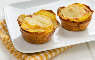 Torta salata di patate e pancetta