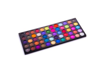 Artist palette isolated on white