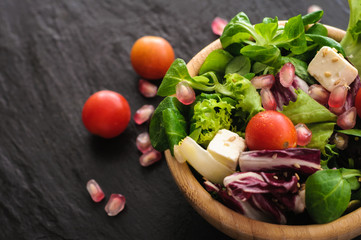 vegetarian food is salad