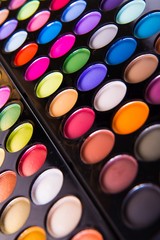 Artist palette isolated on white