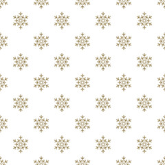 Geometric winter seamless pattern.