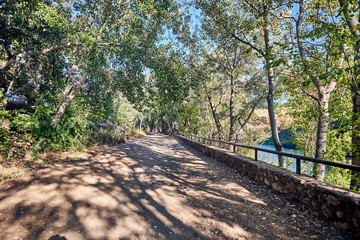 Autum 2016. Views of the  Henares River and around, near Alcala de Henares, Madrid, Spain
