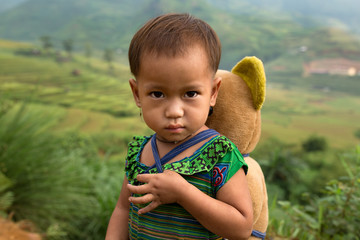 Vietnam child face