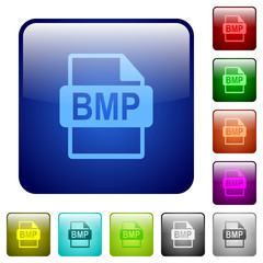 Color BMP file format square buttons