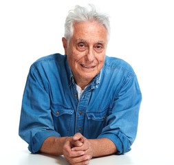 Senior man portrait.