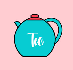 Vintage Teapot Vector