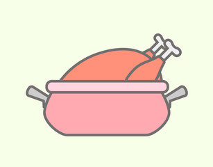 Preparing Chicken Food