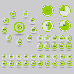 Business infographic data market elements dot bar pie charts diagrams and graphs flat icons set vector illustration