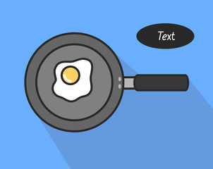 Fried Egg in Pan