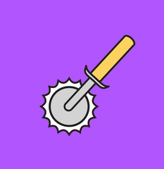 Pizza Cutter Vector