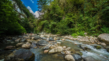 Каньон в Абхазии