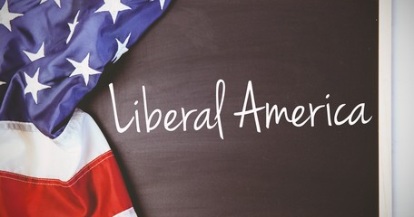 Fototapeta na wymiar Composite image of liberal america