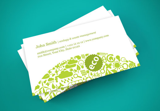E-Waste Management Business Card