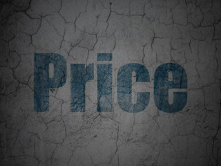 Marketing concept: Price on grunge wall background