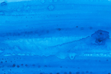 watercolor blue painted background