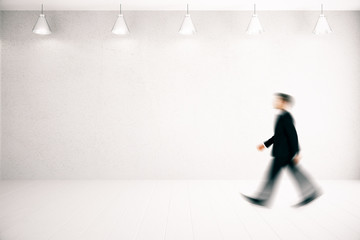 Empty concrete interior