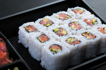 salmon rolls