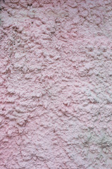 Decorative plaster effect on wall