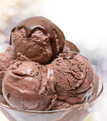 Ice cream close up