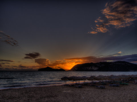Corfu - Agios Georgios beach sunset