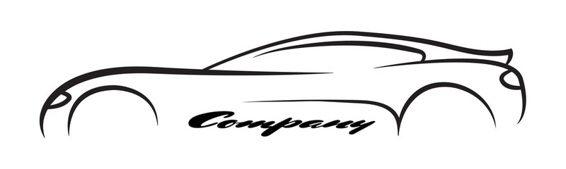 car symbols silhouette auto company dealer vehicle logo vector icon - 123951402