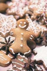 Weihnachtskarte Lebkuchenmann