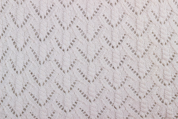 Texture of knitted woolen fabric