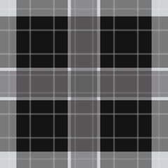 seamless white, black tartan with stripes