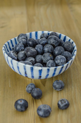 Blueberries in a bowl