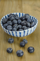 Blueberries in a bowl
