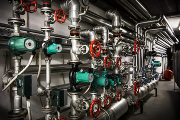office building heating system control equipment