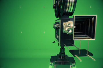 Retro movie projector