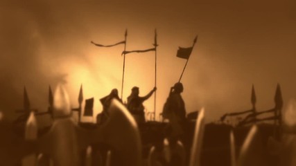 Army of Christian Warriors Preparing for Battle - Powered by Adobe