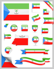 Equatorial Guinea Flag Set - Vector Collection