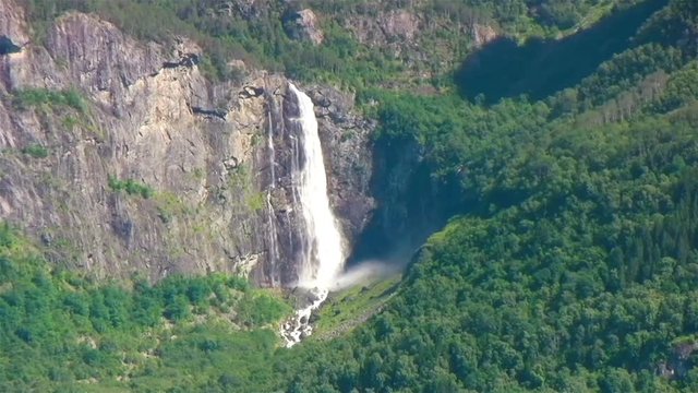 Waterfall in Norway 
