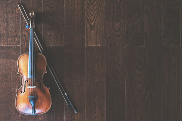 Violin with bow