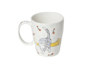 cup of tea or coffee with a pattern.