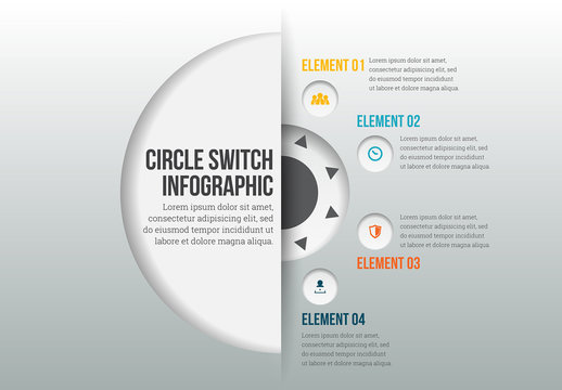 Circle Switch Infographic