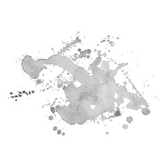 Abstract watercolor grayscale background.