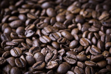 Coffee beans background