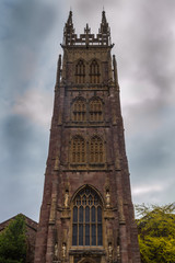 Fototapeta na wymiar Church of St Mary Magdalene in Taunton - Tower West Facade