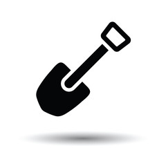 Camping shovel icon